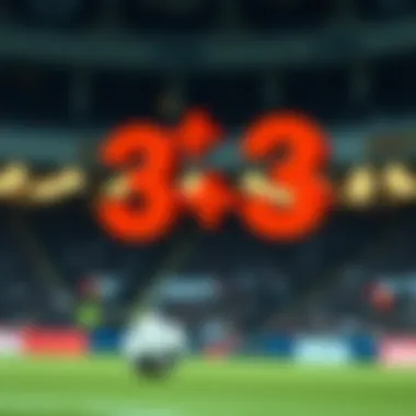 Conceptual illustration of 3+3 Toto betting