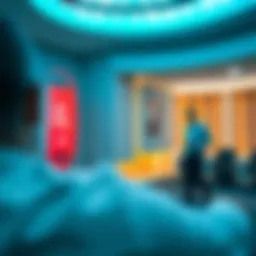 Visual representation of online banking interface