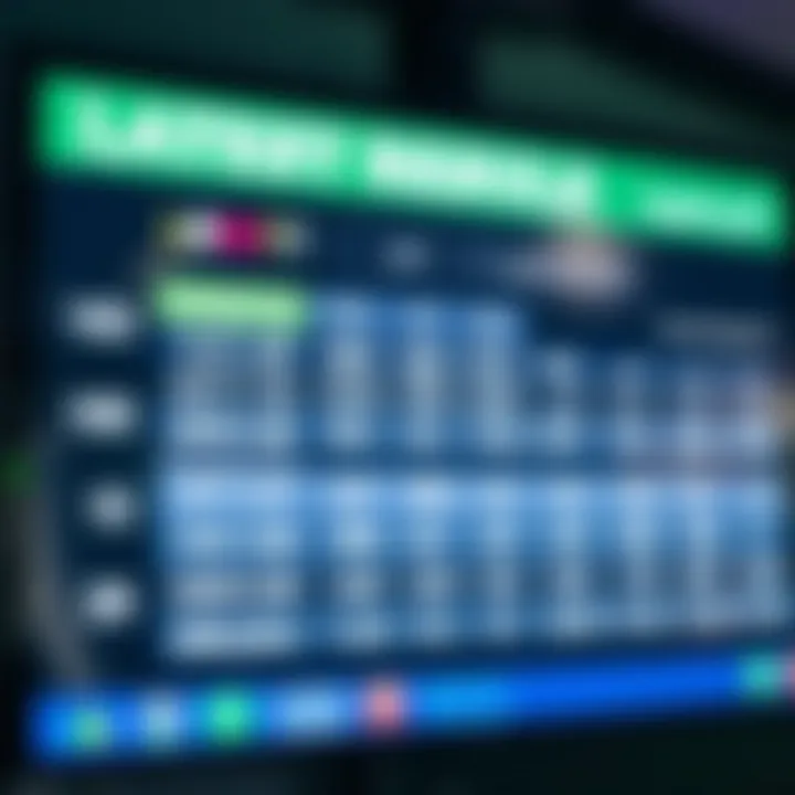 Latest Lottery Results on Screen A digital screen displaying the latest lottery results