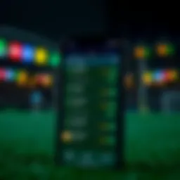 Digital wallet interface showcasing various financial options