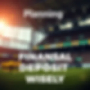 Graphic showcasing financial planning for deposits