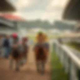 Historical development of horse racing venues