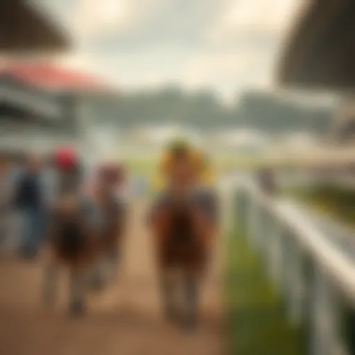 Historical development of horse racing venues