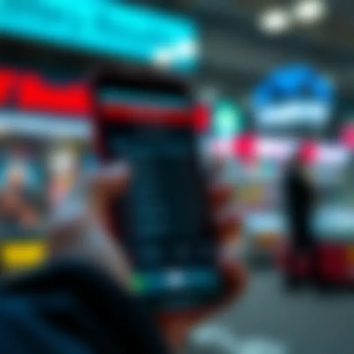 A smartphone displaying a lottery results app