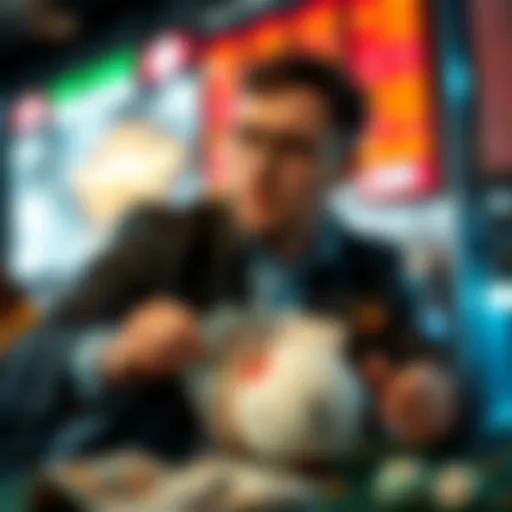 A visual representation of financial planning after a lottery win