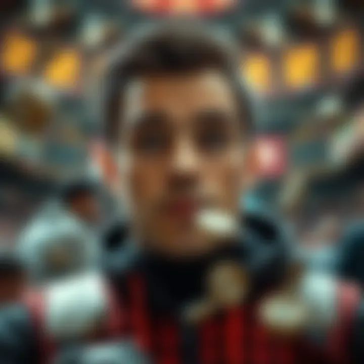 Illustration highlighting the emotional effects of sudden wealth