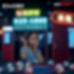 Visual representation of lottery numbers