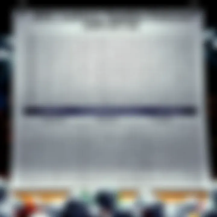 Detailed chart of lottery number patterns