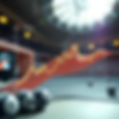 Graph showcasing statistical trends