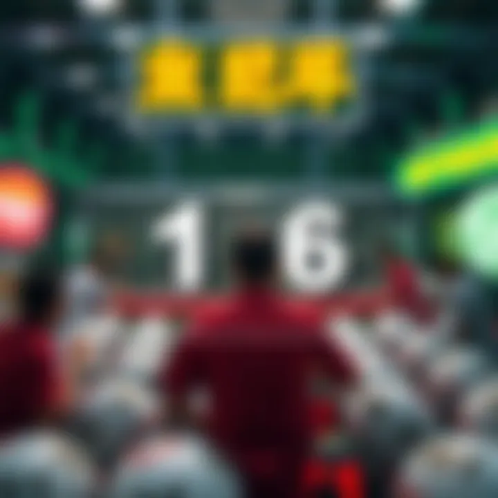 Graphical representation of lottery number patterns