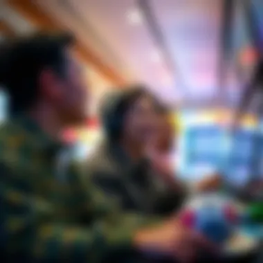 An engaging visual of players enjoying the lottery experience