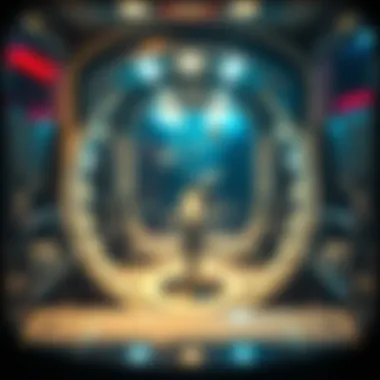 A close-up of a lottery draw machine