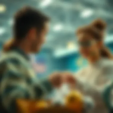 Visualization of collaborative lottery purchasing