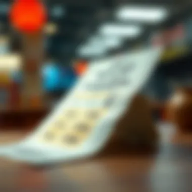 Visual representation of lottery ticket