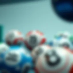 Visual representation of lotto number patterns