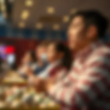 Visual representation of hope and anticipation associated with lottery purchases