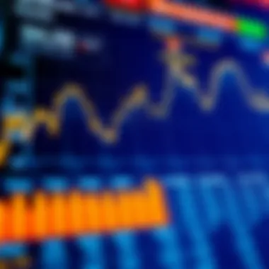 Analysis chart showing trends in lottery results