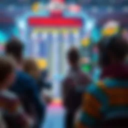 A captivating view of a real-time Powerball gaming interface