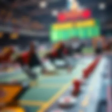 Exciting horse racing board game setup with vibrant colors