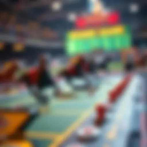 Exciting horse racing board game setup with vibrant colors