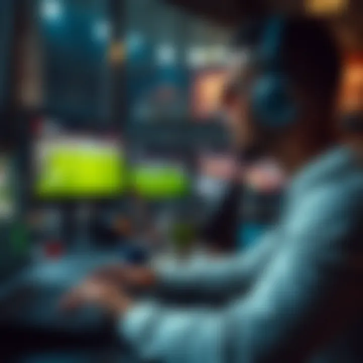 A user navigating a sports streaming site safely