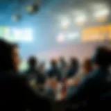 Dynamic betting scene highlighting the excitement of sports wagering