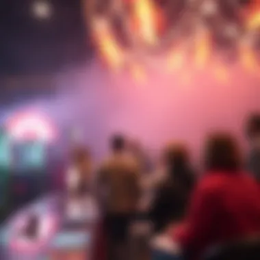 Conceptual art showing societal impact of lottery winnings