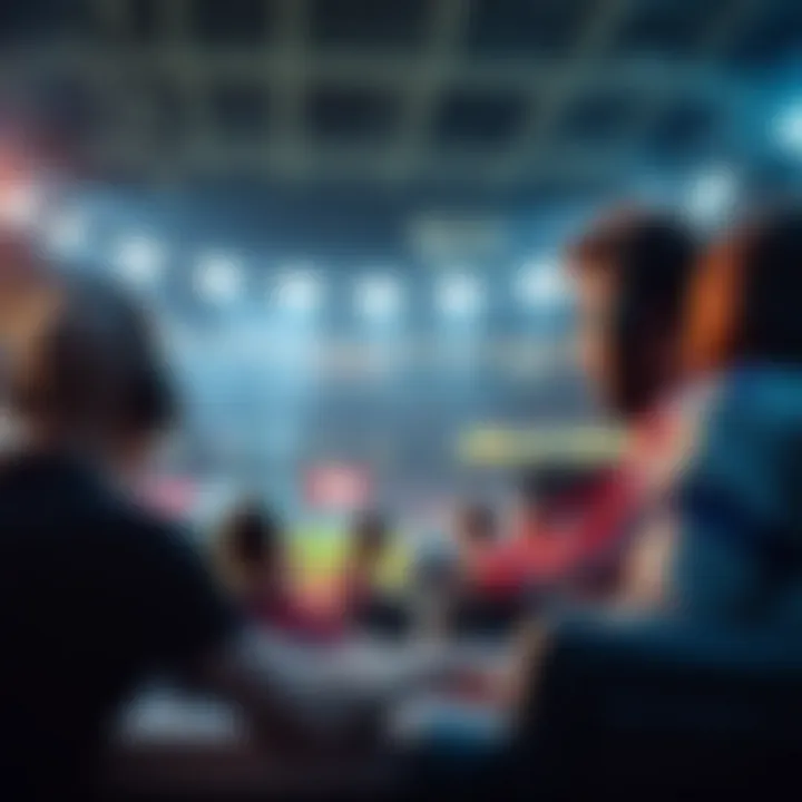 Conceptual image of sports betting