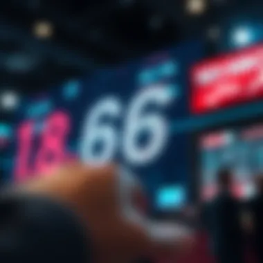 Visual representation of winning numbers prediction