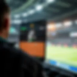 Innovative betting platform interface showcasing user-friendly design